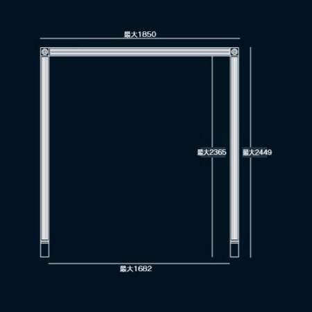 ［DD-2DD］ ドア廻り飾り2 親々 [木製]